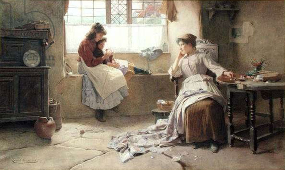 The knitting lesson