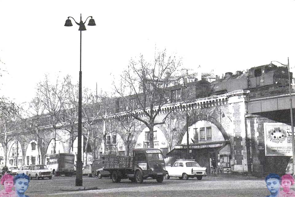 le viaduc avenue Daumesnil en 1967