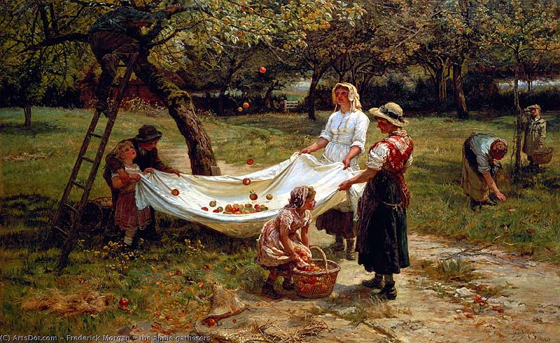 The apple gatherers (1880)