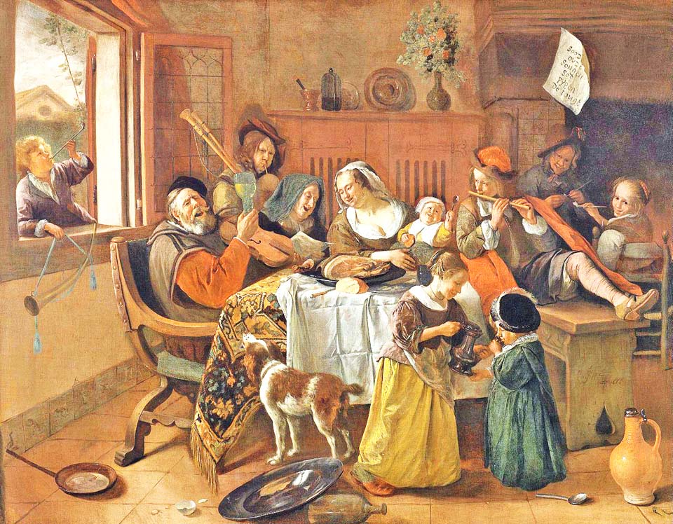 La joyeuse famille - 1668