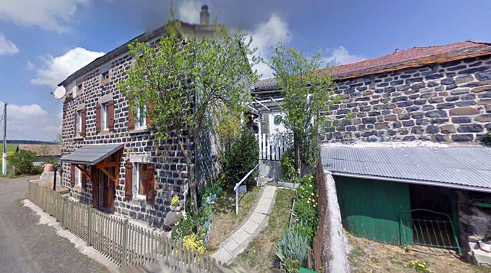 la maison de ma tante Edith Léa ROYER et de mon oncle Elie DOLMAZON à Mazet-Saint-Voy Foumourette en 2023