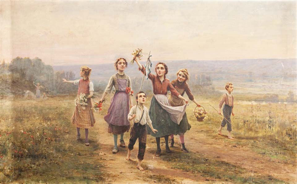 Returning from the fields