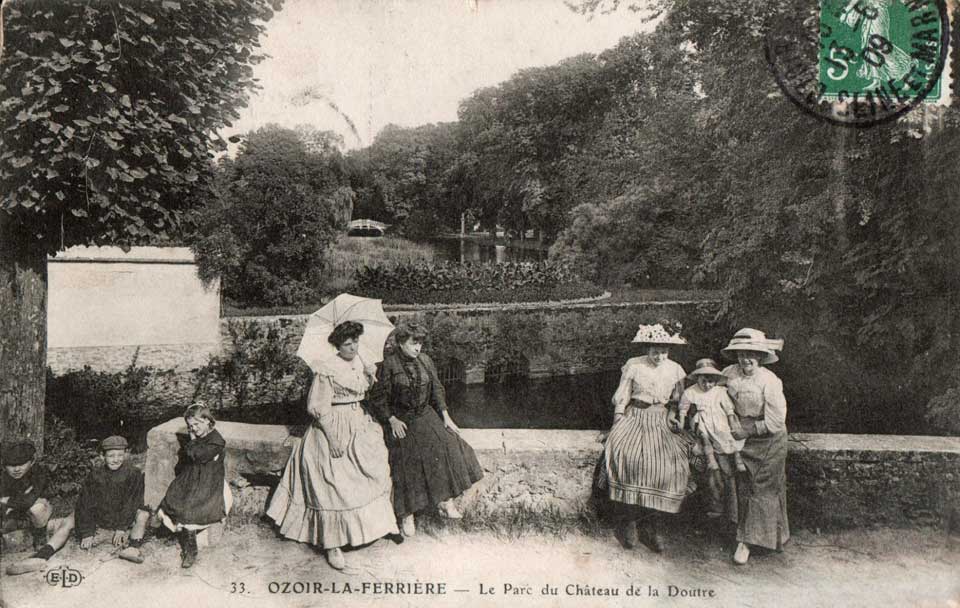 0zoir-la-Ferrière Le Parc du Château de la Doutre avant 1909