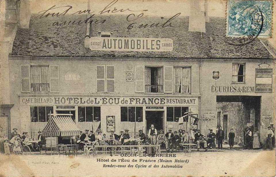 0zoir-la-Ferrière Hôtel de l'Ecu de France en 1904