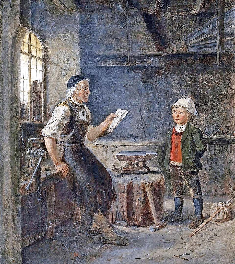 The blacksmith apprentice