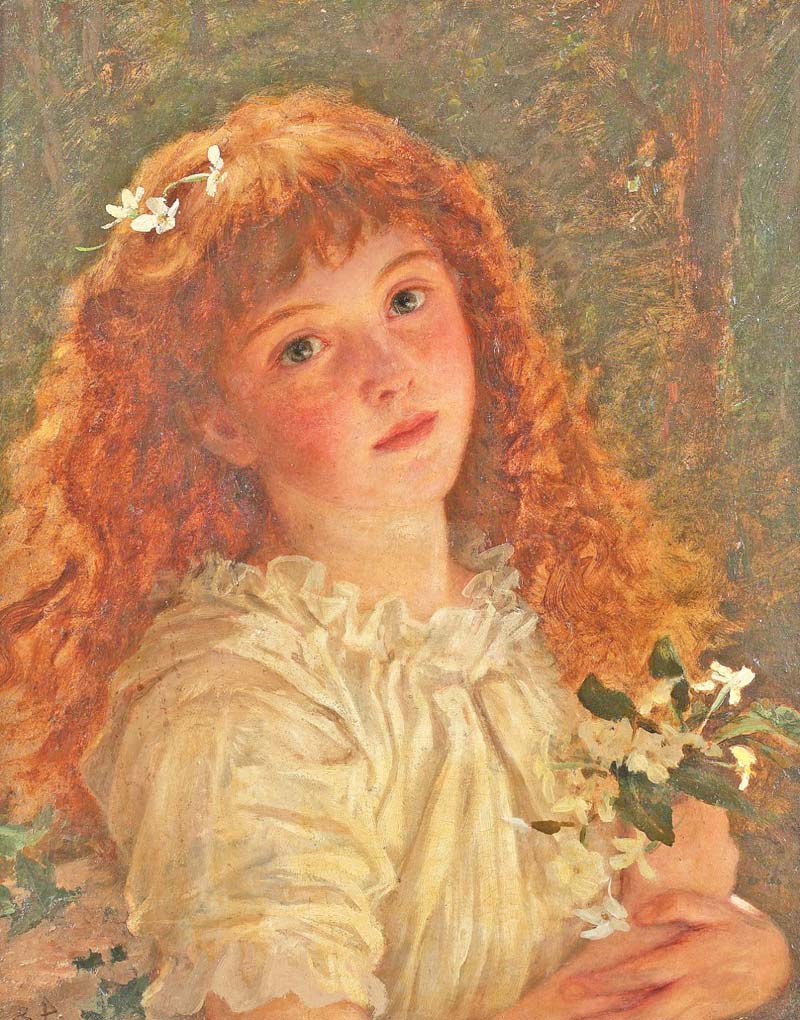 The young flower girl