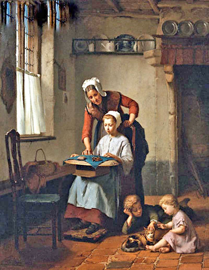 The embroidery lesson