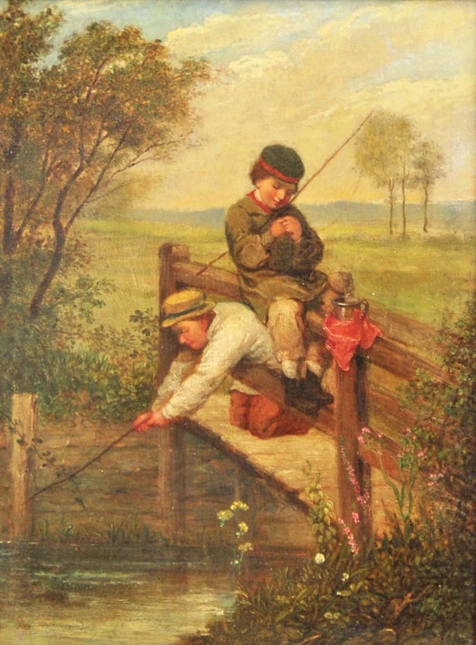 The two young anglers
