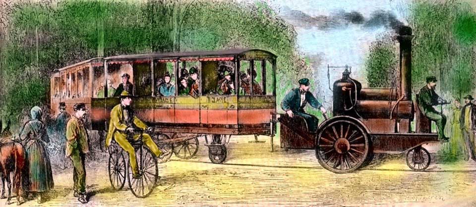 Le monorail Lamanjat Raincy Montfermeil en 1868