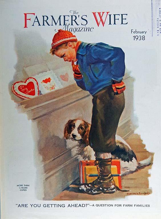 1938-02 Choisir une lettre de Saint-Valentin