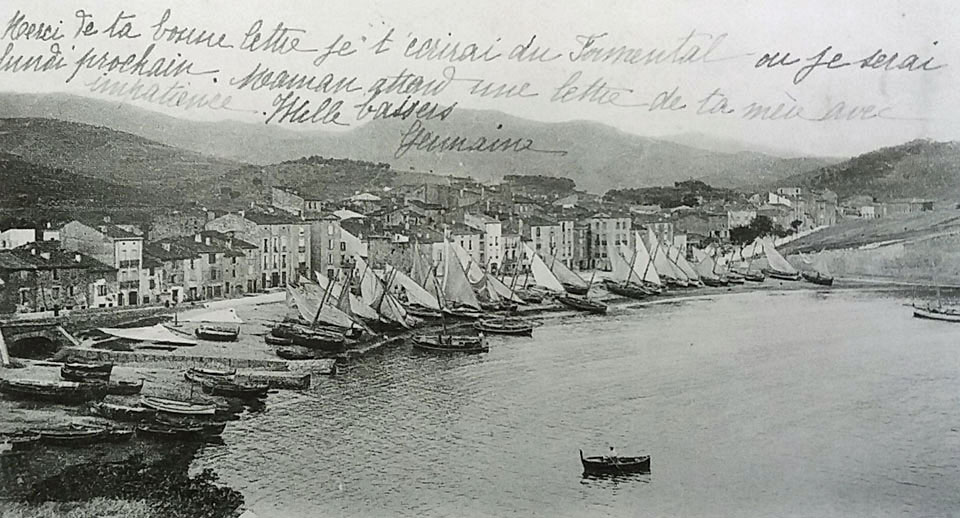 Collioure - Le Faubourg au Port d'Avail - carte postale