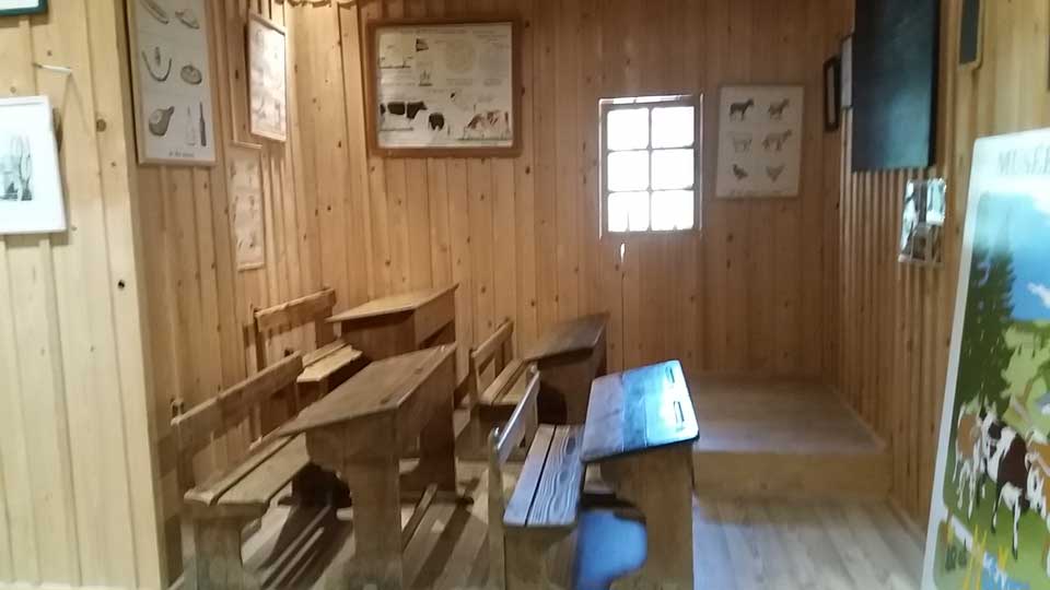 Salle de classe Musée rural du Jura