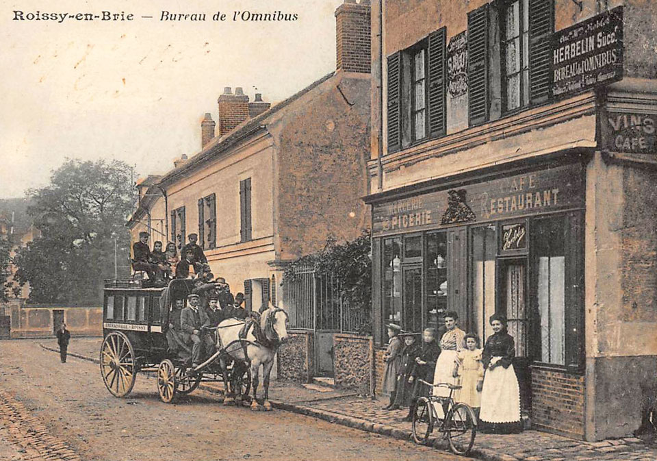 Roissy-en-Brie Bureau de l'Omnibus Herbelin 1918 ?