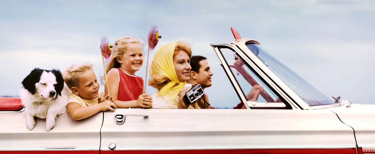 Colorama Kodak - family in car - Texas - 1968 - Jim Pond