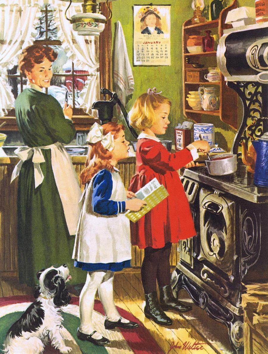 Christmas by Norman Rockwell