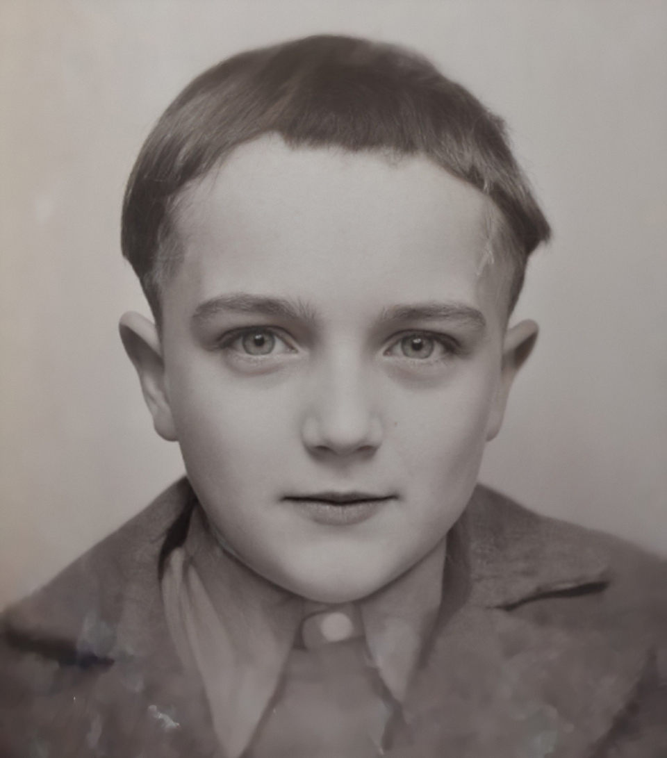 René (Papytane) à 9 ans en 1950