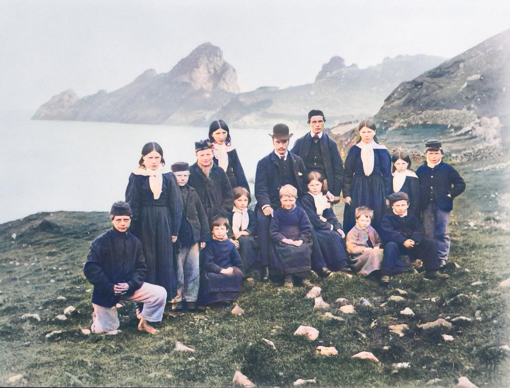 les écoliers de St-Kilda en 1890